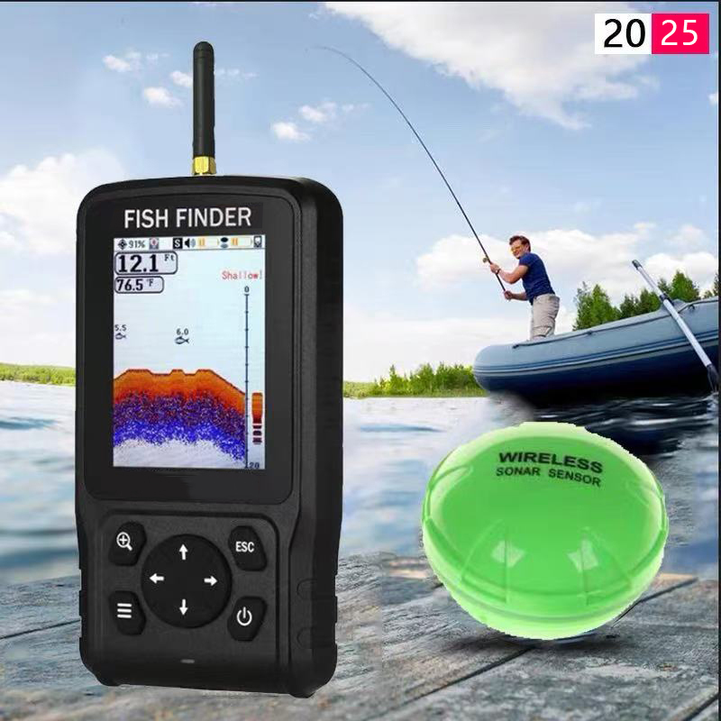 Fish Finder Cable - Portable Sonar Sensor Transducer for Underwater