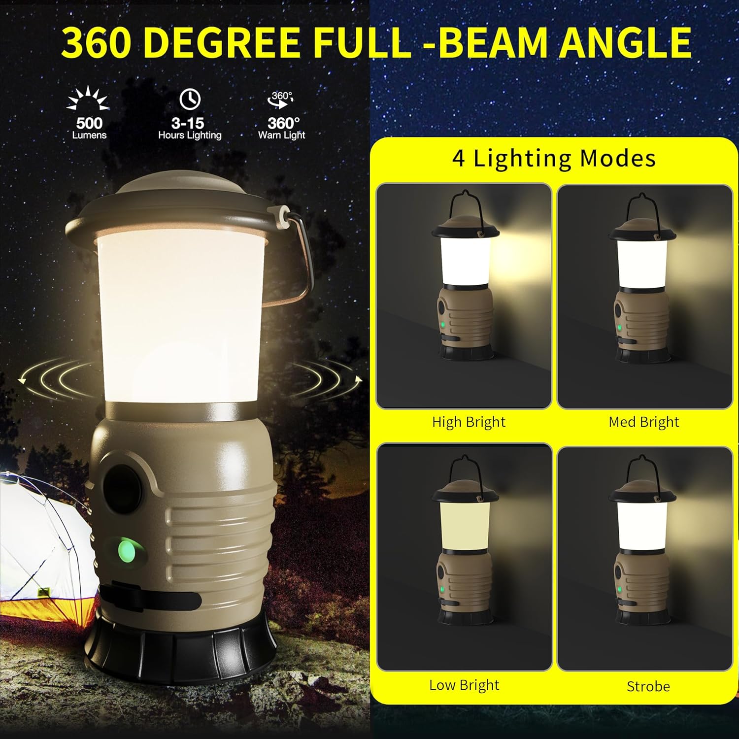 Portable LED Camping Lantern R - Fishing Light 评论和价格