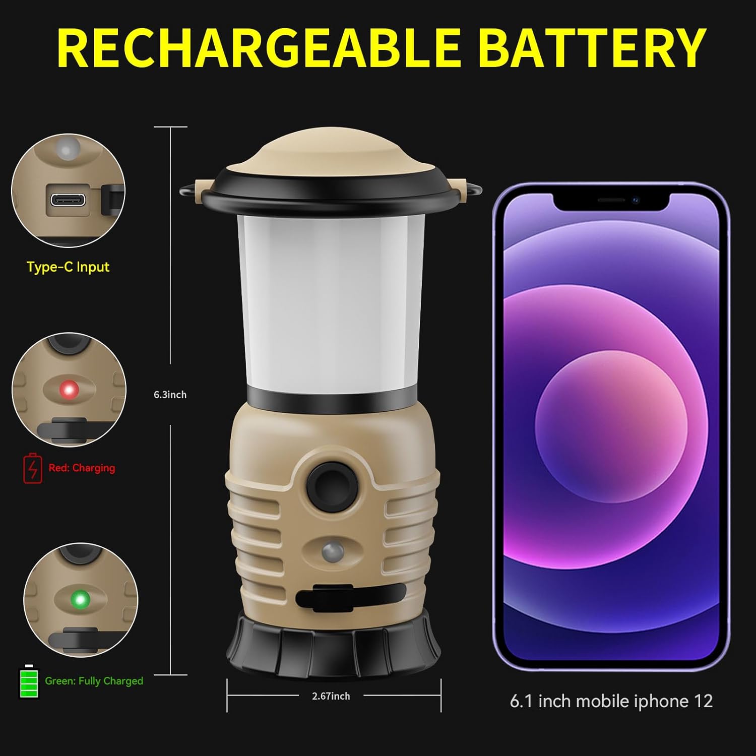 Portable LED Camping Lantern R - Fishing Light 评论和价格