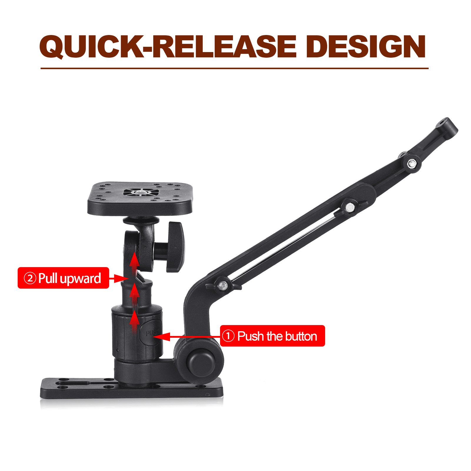 Kayak Fish Finder Mounting Pla - Fish Finder Mount 评论和价格
