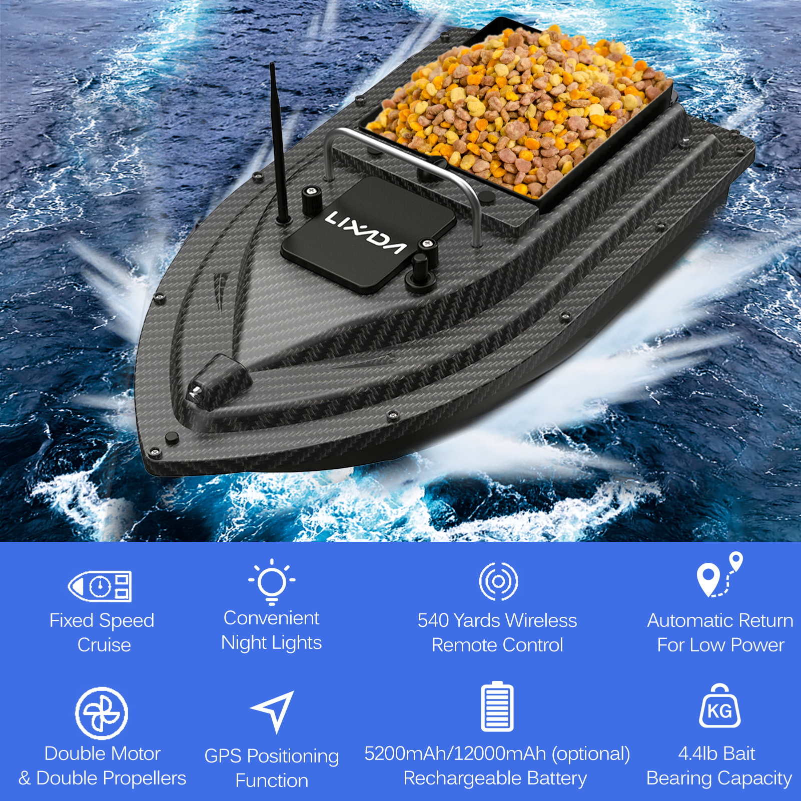Fishing Bait Boat GPS Fishing  - Fishing Gps 评论和价格