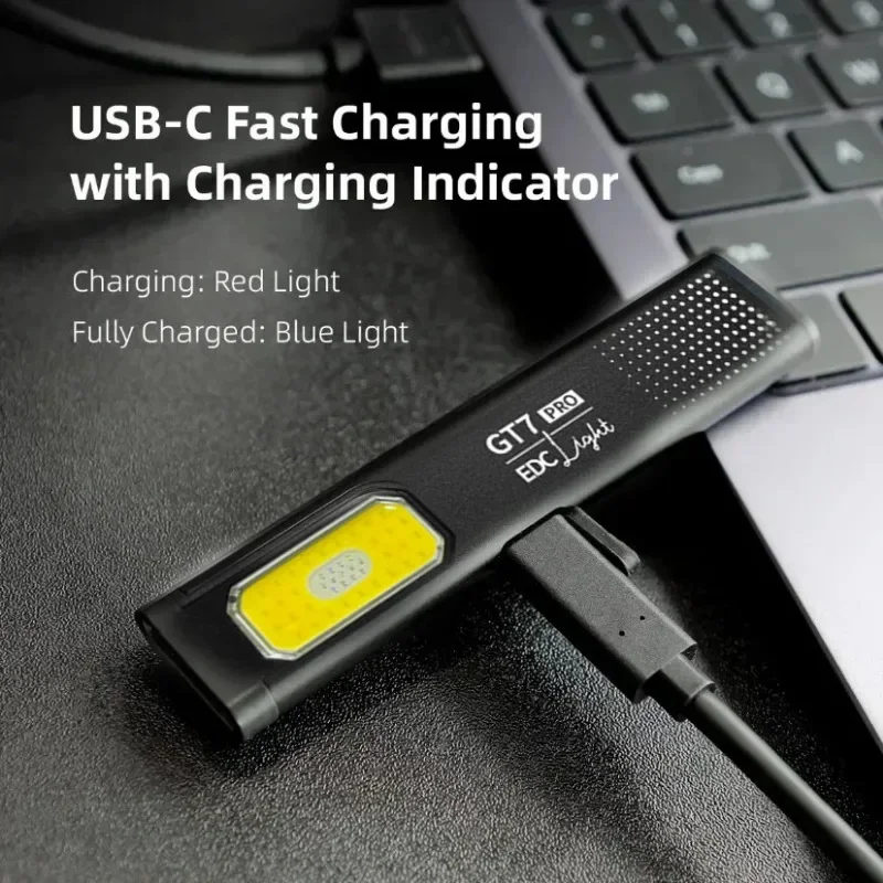 Mini LED Flashlight USB C Rech - Fishing Light 评论和价格