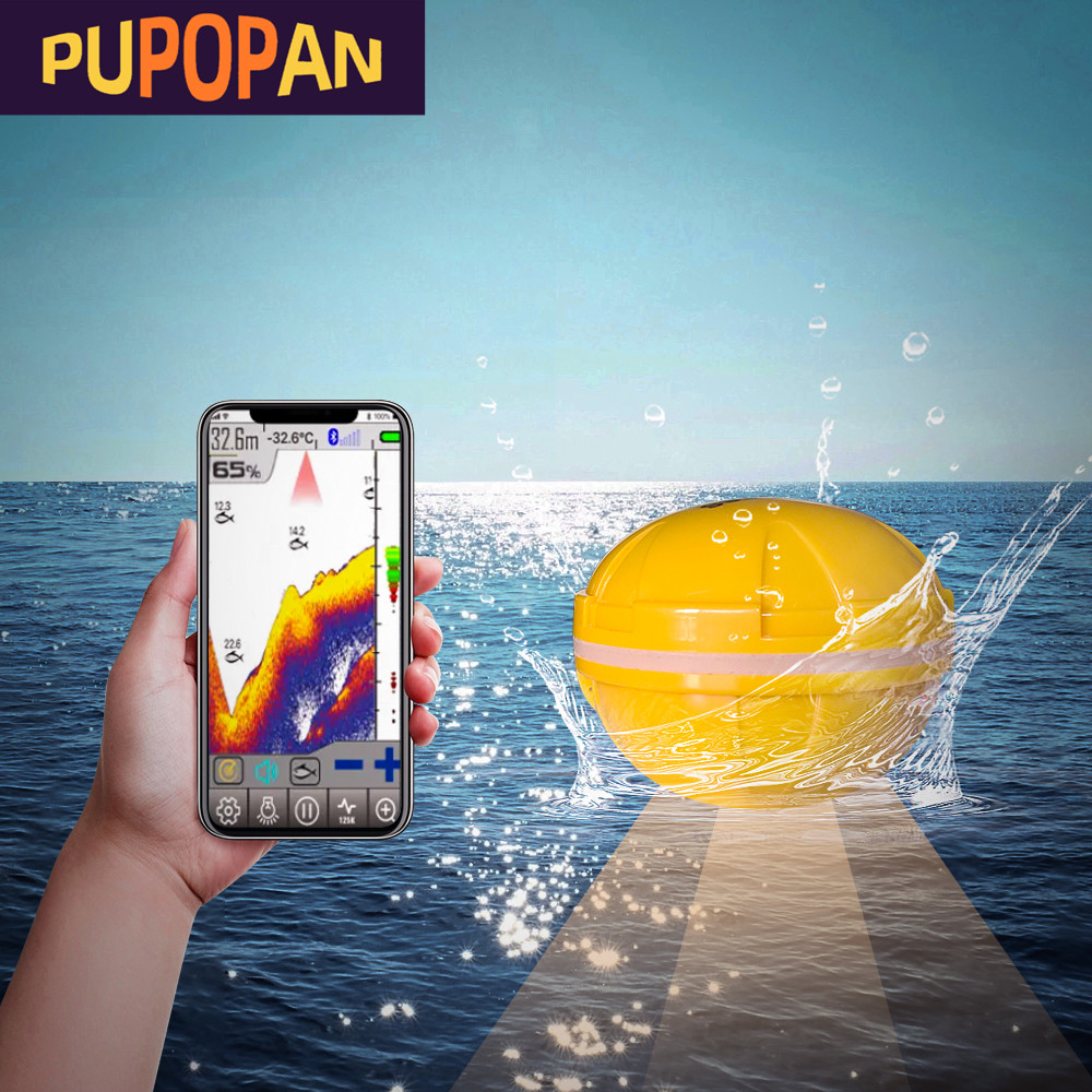 PUPOPAN 100M Brand New Smart P - Fishing Depth Finder 评论和价格