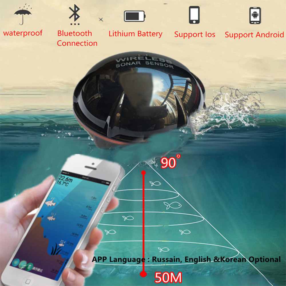 PUPOPAN 100M Brand New Smart P - Fishing Depth Finder 评论和价格