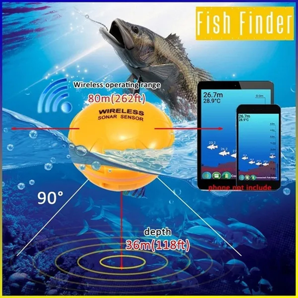 PUPOPAN 100M Brand New Smart P - Fishing Depth Finder 评论和价格