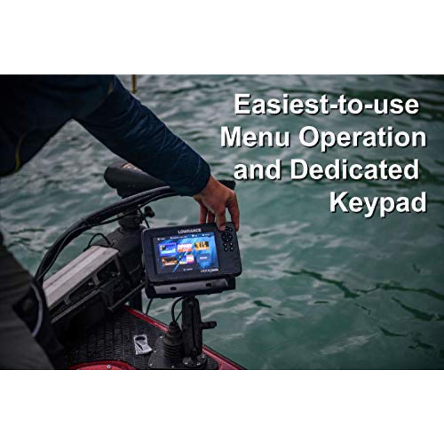 5-inch Fish Finder with SplitS - Fish Finder Transducer 评论和价格