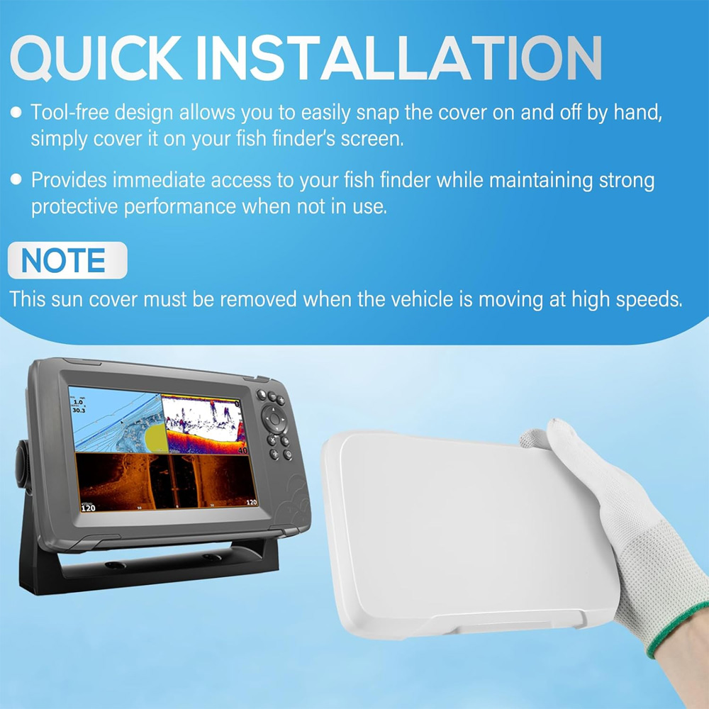 7-inch Fish Finder Sun Cover F - Fish Finder 评论和价格