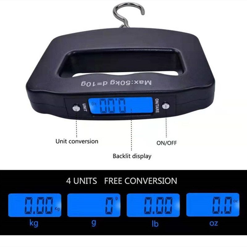 50kg Digital Fishing Scale Han - Fish Finder Battery 评论和价格