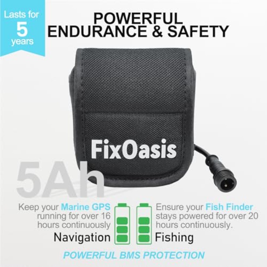 12V Lithium-Ion Fish Finder Ba - Fish Finder Gps 评论和价格