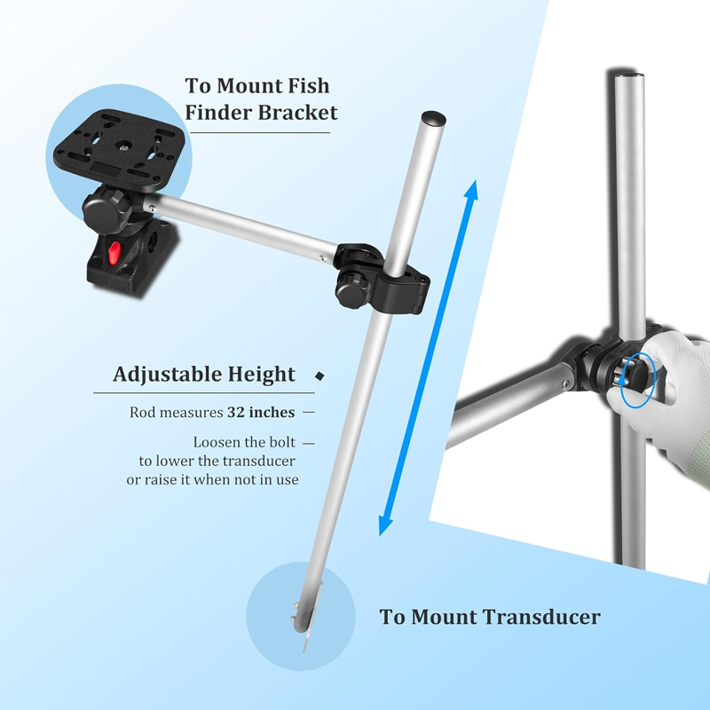 360° Rotation ,Marine Fish Fin - Fish Finder Mount 评论和价格