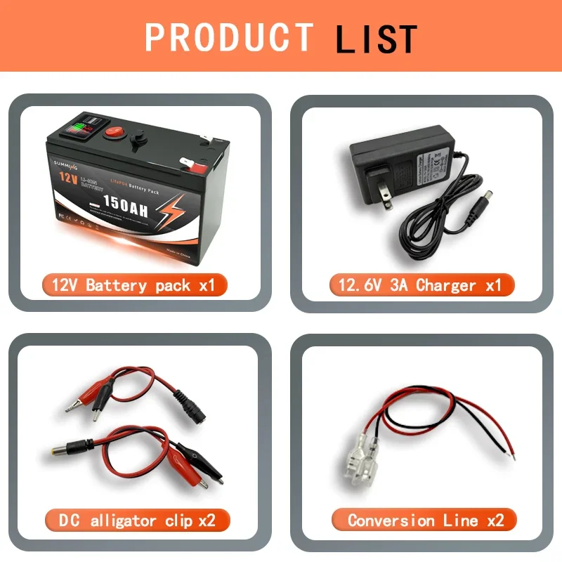 12V 150Ah Lithium  LiFeP04 Bat - Fish Finder Charger 评论和价格