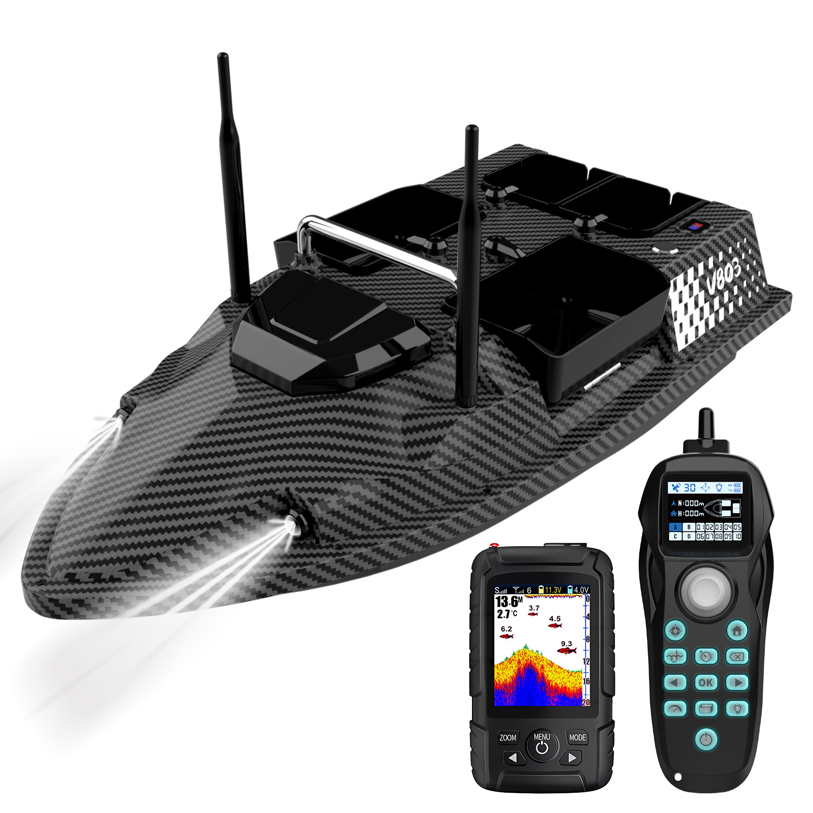 V803Pro GPS Enabled Remote Con - Fishing Gps 评论和价格