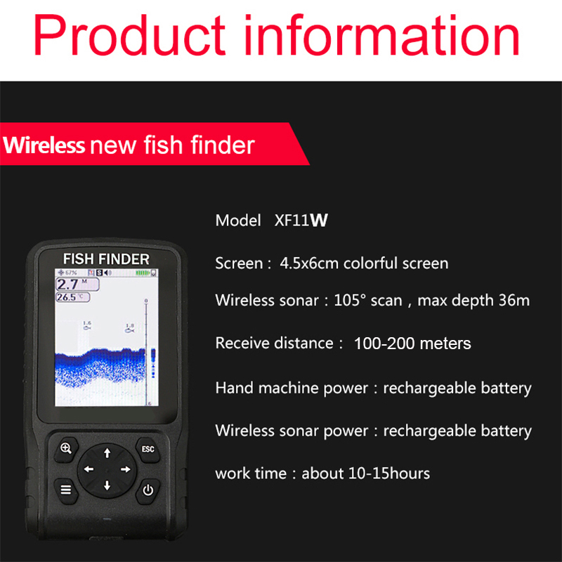 Portable Sonar Sensor Transduc - Fish Finder Cable 评论和价格