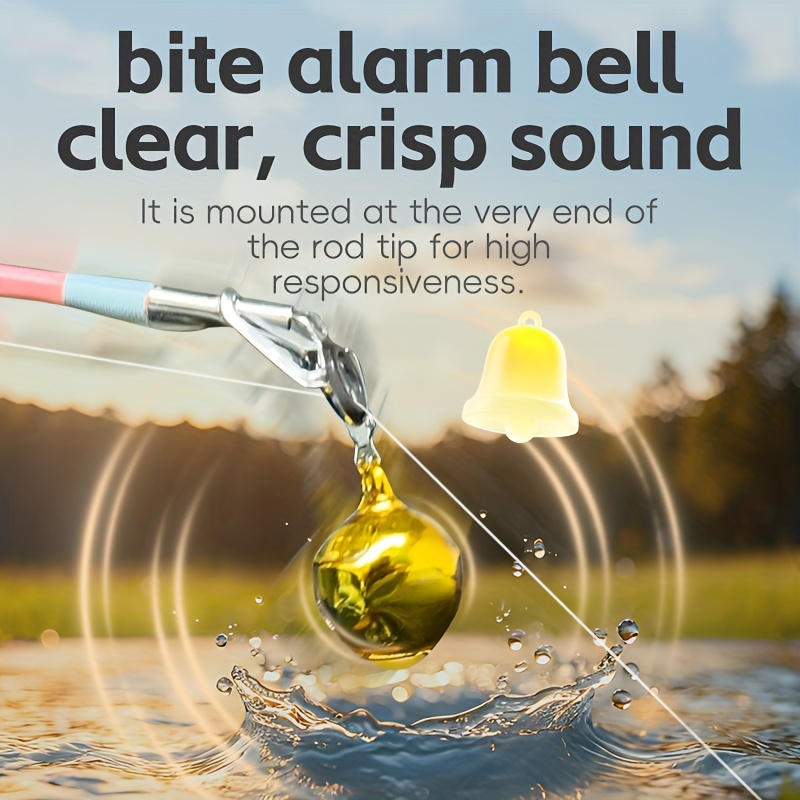 8Pcs Fishing Bite Alarm Bells, - Bite Indicator 评论和价格