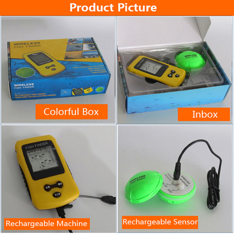 Brand New Colorful Wireless Fi - Fishing Depth Finder 评论和价格