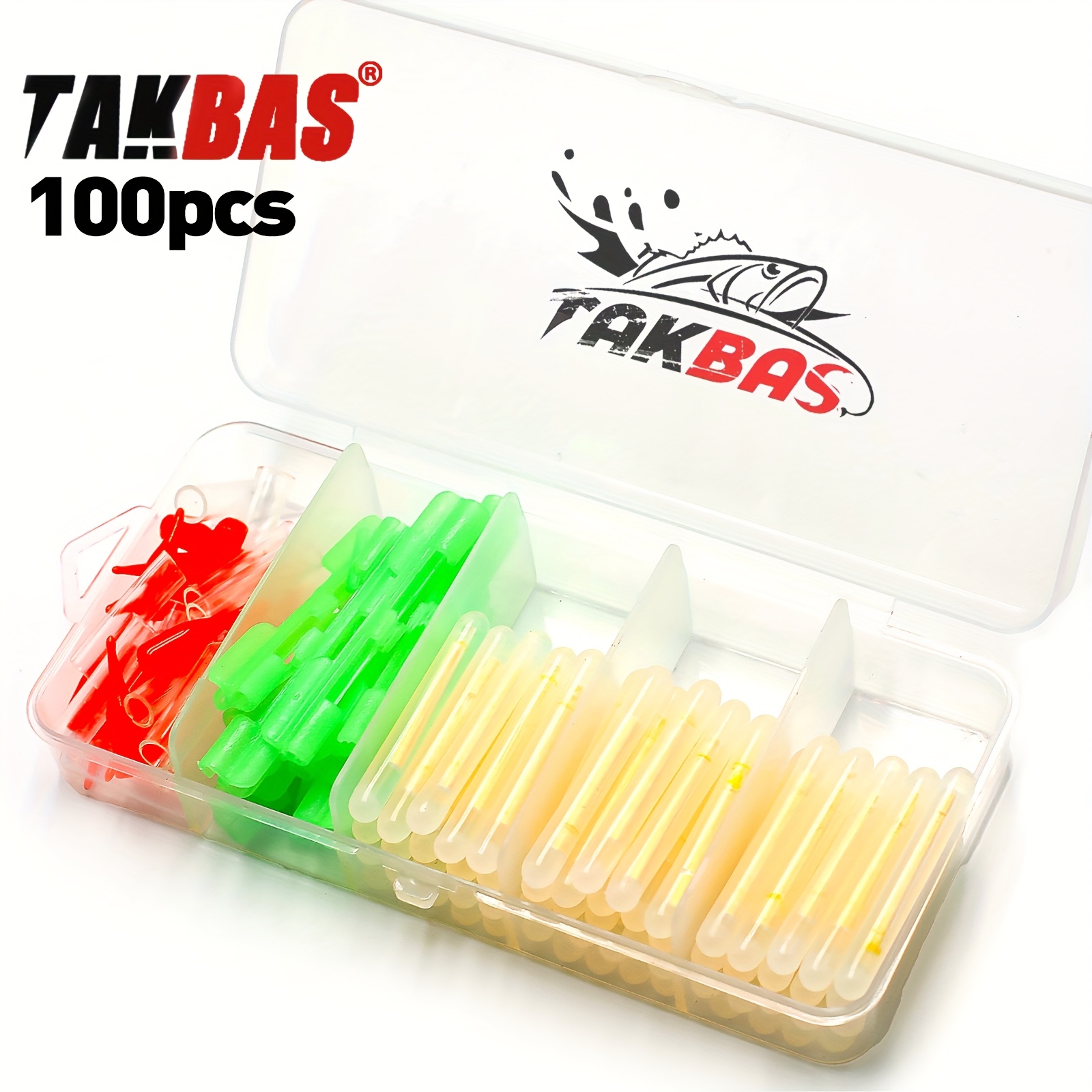 100PCS Fishing Glow Sticks Set - Fish Alarm 评论和价格